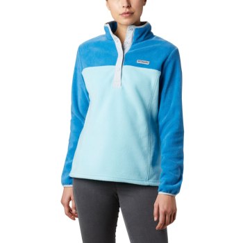 Columbia Pullover Dames, Benton Springs Half Snap LichtTurquoise, 93YEKQHGA